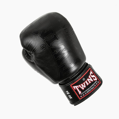 twins boxsack handschuhe Muay Thai Handschuhe Twins Special BGVL 8 Core Schwarz