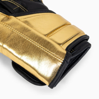 Boxhandschuhe Adidas Hybrid 500 Pro mit Klettverschluss Schwarz-Gold 