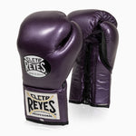 Boxhandschuhe Cleto Reyes Professionelle CB2 Viola mit Schnürsenkeln 