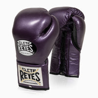 Boxhandschuhe Cleto Reyes Professionelle CB2 Viola mit Schnürsenkeln 