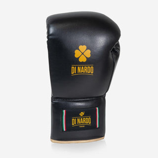 Boxhandschuhe Di Nardo Undercover mit Schnürsenkel Schwarz-Gold 