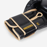 Boxhandschuhe Di Nardo Undercover mit Klettverschluss Schwarz-Gold 
