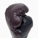 Boxhandschuhe Di Nardo mit Schnürsenkeln Burgund-Schwarz 14 oz 
