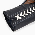 Boxhandschuhe Di Nardo mit Schnürsenkeln Braun Schwarz 10 Oz 