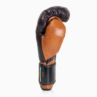Boxhandschuhe Di Nardo mit Klettverschluss 14 Oz Burgund-Cognac 