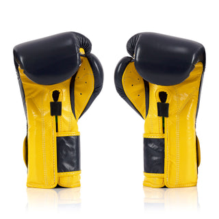 Boxhandschuhe Fairtex Mexican Stil BGV9 Blau-Gelb 