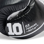 Boxhandschuhe Leone Shock Pro mit Schnürsenkeln GN057L Schwarz 