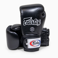 Muay Thai Handschuhe Fairtex BGV4 XL-Fit Schwarz-Combat Arena