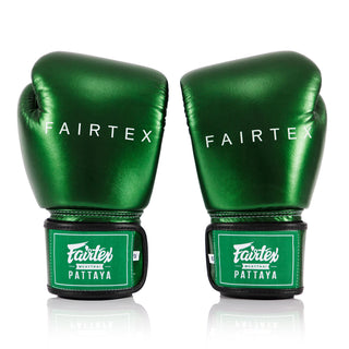 Muay Thai Handschuhe Fairtex Metallic BGV22 Grün 