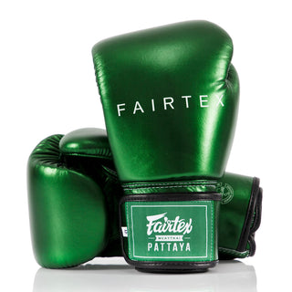 Muay Thai Handschuhe Fairtex Metallic BGV22 Grün 