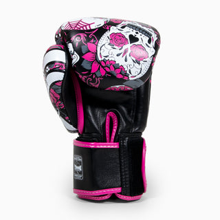 Muay Thai Handschuhe Twins Special FBGVL 3 Skull Rosa 