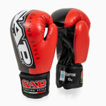Boxhandschuhe Raptor SAP WAKO 10 Oz Schwarz-rot 
