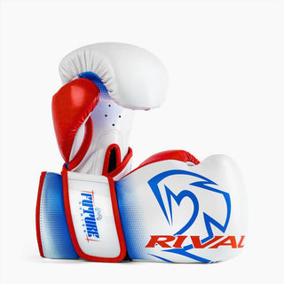 Kinder boxhandschuhe Rival Future RS-FTR Weiß-rot-blau 
