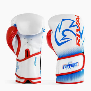 Kinder boxhandschuhe Rival Future RS-FTR Weiß-rot-blau 
