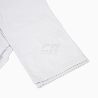 Weißer Judogi Adidas J730 Champion III IJF ohne Streifen 