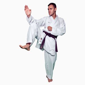 Karateanzug Arawaza Kumite Deluxe Evo WKF weiße Stickerei-Combat Arena