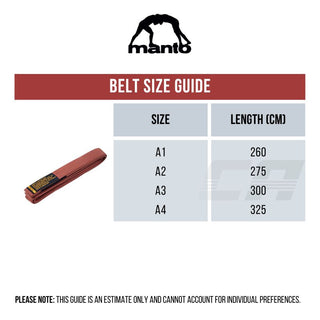 BJJ Gürtel Manto Motto Blau 