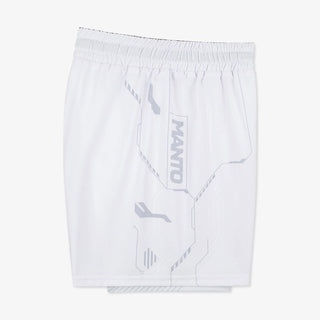 MMA Shorts Manto Shield Weiß-Combat Arena