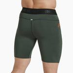 Pantaloncini a compressione Leone Primal Instinct AB929 Verde-Combat Arena