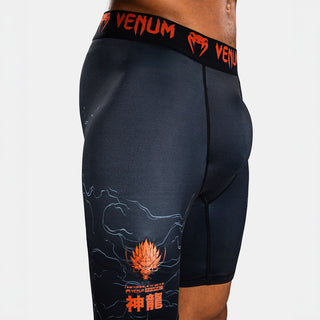 Pantaloncini a compressione Thunder Dragon Nero-Combat Arena