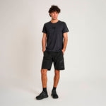 Pantaloncini allenamento Leone Black Lion ABX312 Nero-Combat Arena