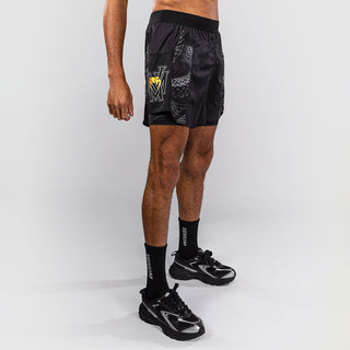 Trainingshorts Venum Matupa Schwarz-grau-Combat Arena