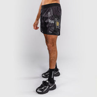 Trainingshorts Venum Matupa Schwarz-grau-Combat Arena