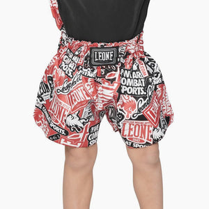 Pantaloncini bambino kick-thai Leone Patch ABJ08