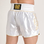 Shorts kick-thai Leone DNA Premium AB969 Weiß-Combat Arena