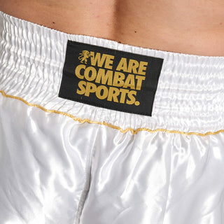Shorts kick-thai Leone DNA Premium AB969 Weiß-Combat Arena