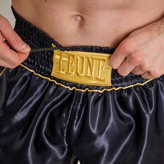 Shorts kick-Thai Leone DNA Premium AB969 Blau-Combat Arena