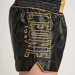 Shorts kick-thai Leone DNA Premium AB969 Schwarz-Combat Arena