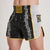 Pantaloncini kick-thai Leone IUTER Barbed Wire AB05IU Nero-Combat Arena