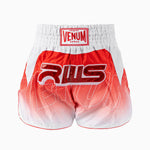 Pantaloncini kick-thai RWS x Venum 2.0 Bianco-rosso-Combat Arena