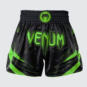 Shorts kick-thai Venum Amazonia Reborn Schwarz-Grün-Combat Arena