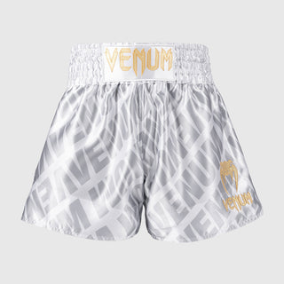 Shorts kick-thai Venum Contender XT Weiß-Silber 