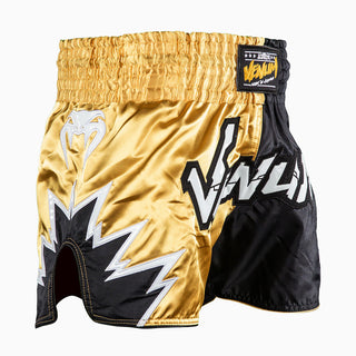 Shorts kick-thailändisch Venum Inferno 2.0 Schwarz-gold-Combat Arena