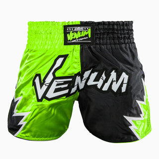 Shorts kick-thai Venum Inferno 2.0 Grün-Schwarz-Combat Arena