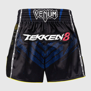 Pantaloncini kick-thai Venum Tekken 8 King Nero-giallo-Combat Arena