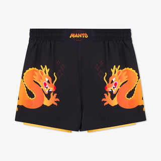 MMA Shorts Manto Warschau Nach Tokio Schwarz 