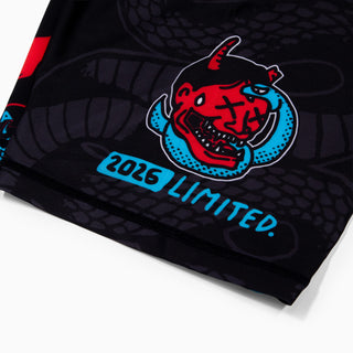 Shorts zur Kompression Half Sumo Black Mamba Neon 