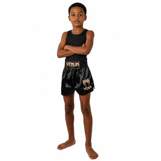 Shorts Kinder kick-thai Venum Classic Schwarz-Gold