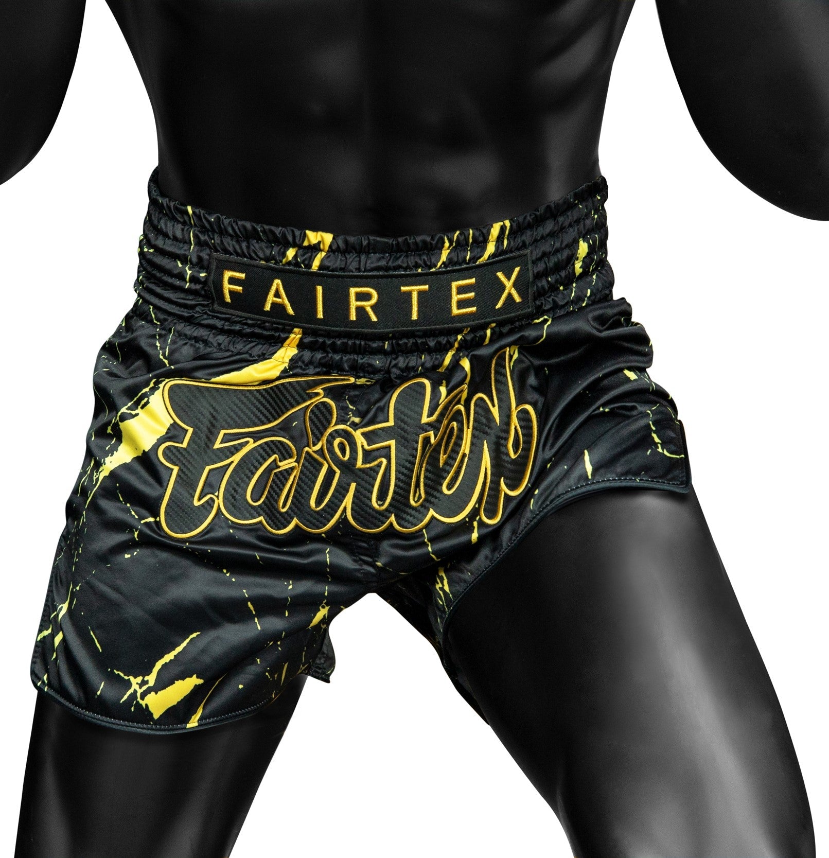 Kick-Thai Shorts Fairtex BS1947 Black Marble – Combat Arena
