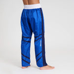 Hosen Kickboxen WAKO Leone AB992 Blau-Combat Arena