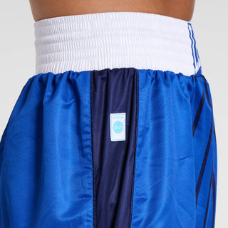 Hosen Kickboxen WAKO Leone AB992 Blau-Combat Arena