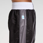 Hosen Kickboxen WAKO Leone AB992 Schwarz-Combat Arena