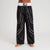 Hosen Kickboxen WAKO Leone AB992 Schwarz-Combat Arena