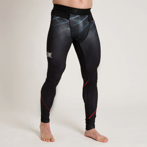 Kompressionshosen Leone MMA Cage AB974 Dunkelgrau-Combat Arena