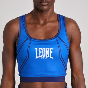 Brustschutz Leone WAKO AB993 Blau-Combat Arena