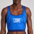 Brustschutz Leone WAKO AB993 Blau-Combat Arena